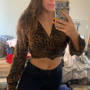 Sexy Cheetah Blouse